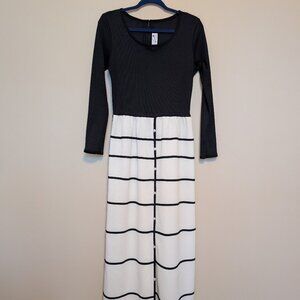 VINTAGE 1970s Serbin designed by Muriel Ryan no belt EUC mod maxe dress